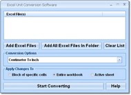 Excel Unit Conversion Software screenshot